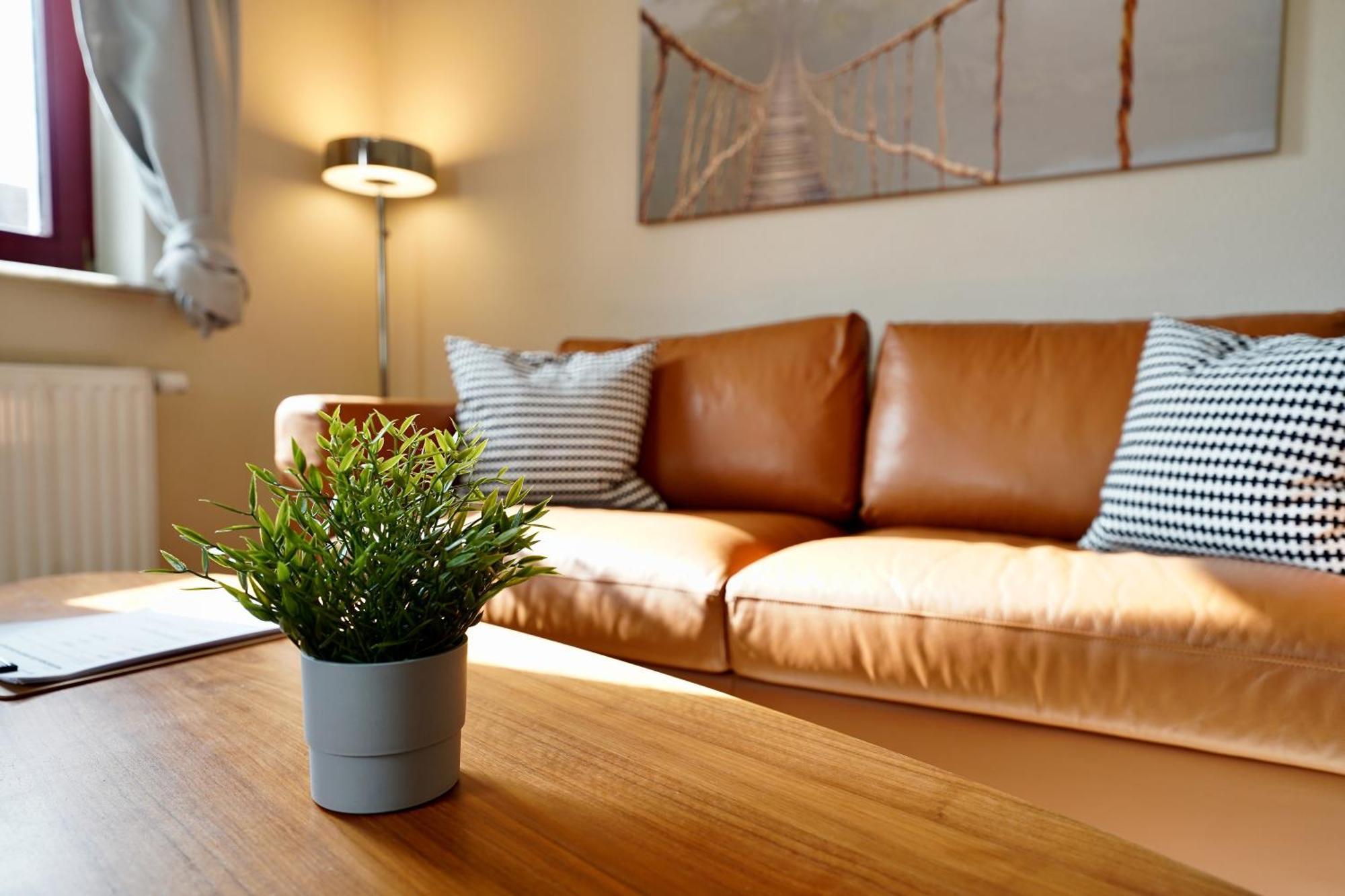 Edler Wohnraum Noble Stadtoase Mit Boxspringbett, Kaffeevollautomat & Parkplatz Zwickau Luaran gambar